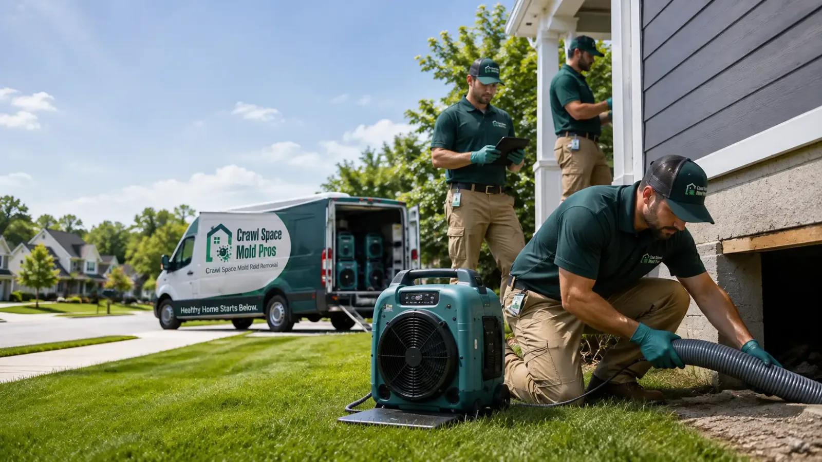 Crawl Space Mold Removal in Forest, IN